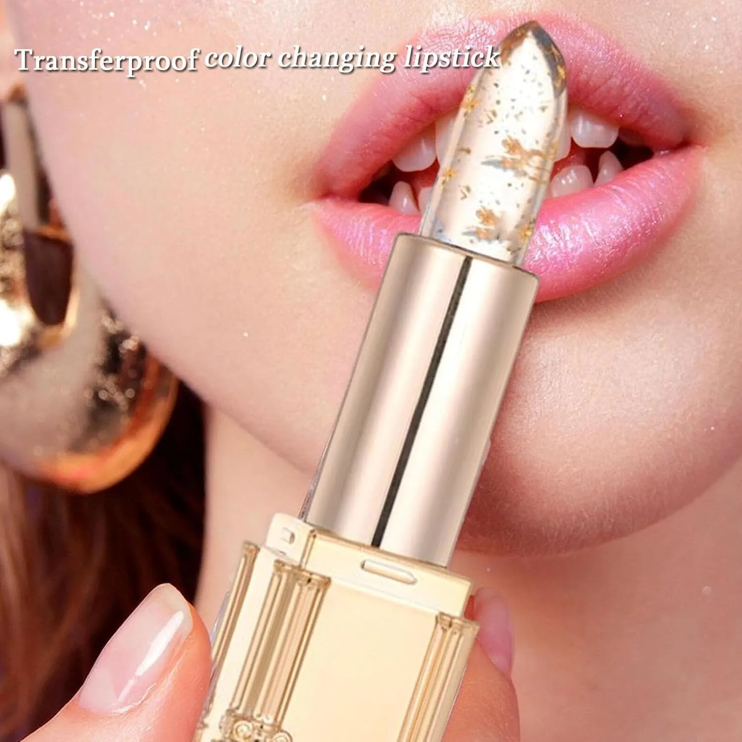 Filgaentrme Lipstick, Trylevora Lipstick, Transferproof Color Changing Lip Stick, Long Lasting 24 Hours Moisturizing Glossy Shine Lip Gloss (2Pcs)