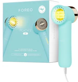 FOREO Peach 2 go IPL Hair Removal Device - Travel-Friendly Permanent Hair Removal - Laser Hair Removal - Body & Face - Painless Hair Removal - Skin Cooling & Silicone Shield - Customizable Artic Blue