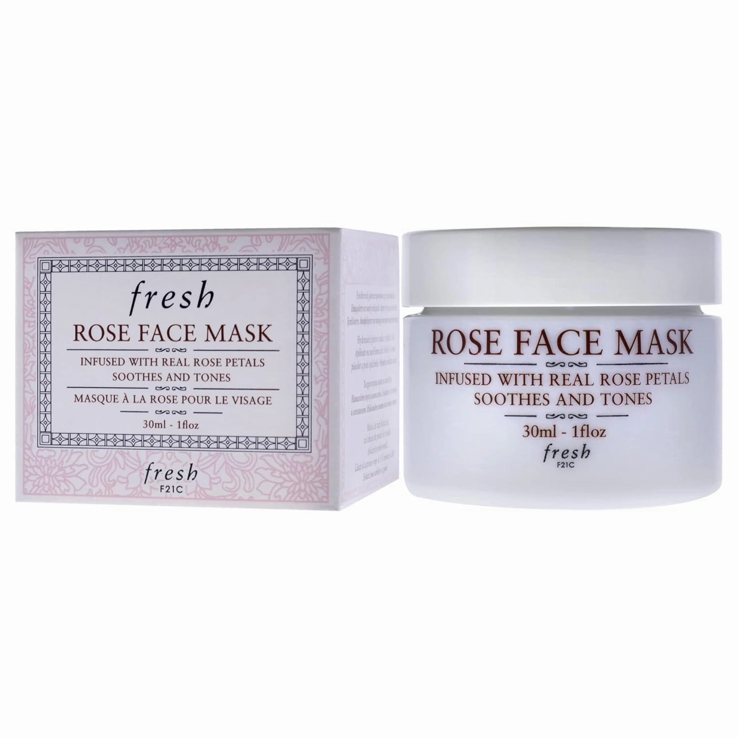 Fresh Rose Face Mask Mask Women 1 oz
