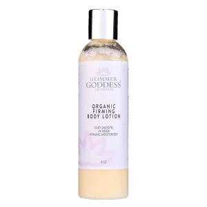 GLIMMER GODDESS Organic Skin Care 8 oz Firming Body Lotion for Hydrating Skin & Improving Elasticity