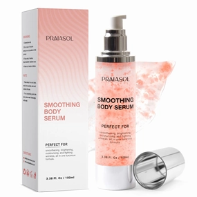 Glossy Smoothing Body Serum for Wrinkles: Anti-Aging Serum Infused with Hyaluronic Acid, Vitamin E, Glycerin and Shea Butter-Hydrating Nourishing Repairing for Silky Smooth Skin