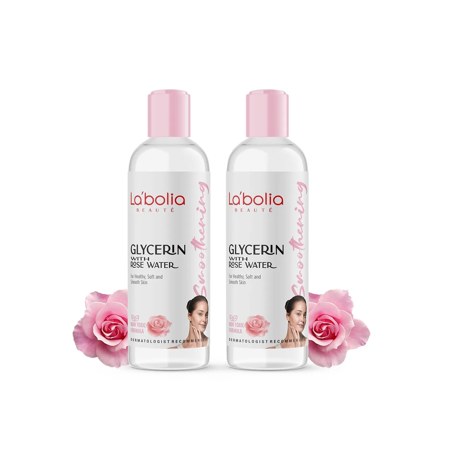 Glycerin Liquid with Rose Water for Hydrating and Nourishing Skin | Face and Body Moisturizer (100g, 2)