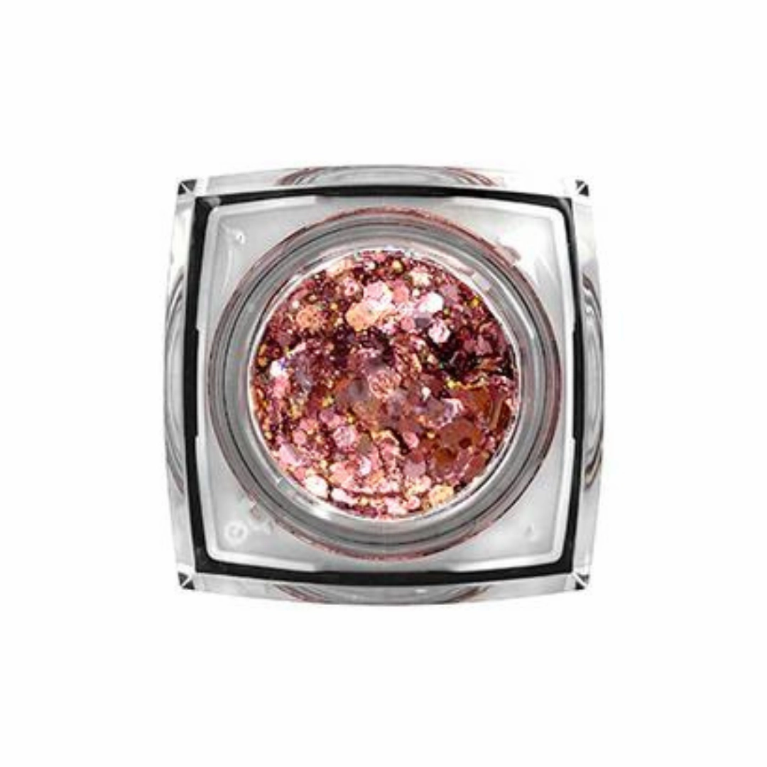 Golden Rosé Chunky Glitter Gel (Each)