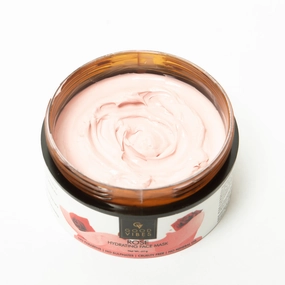 Good Vibes Rose Hydrating Face Mask | Moisturizing, Softening | No Parabens, No Sulphates, No Mineral Oil, No Animal Testing (60 gm)