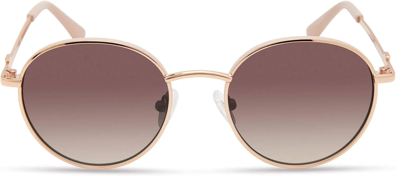GUESS Women's Classic Round Sunglasses
