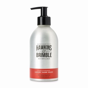 Hawkins & Brimble Cleansing Hand Wash Eco-Refillable 10.1 Fl oz (300ml) Naturally Fragranced - Bottle for Life Eco Friendly
