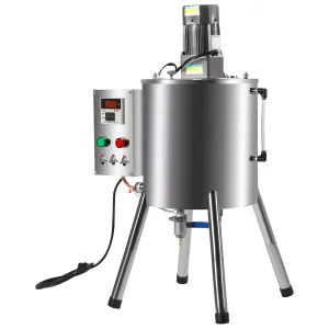 Heating Mixing Filling Machine 15L Stirring Tank Lipstick Paste Filler 110V Liquid Paste Lipstick Filler,0-300℃ Adjustable Temperature Lipstick Candle Heat Filler for Dissolving & Filling Creams