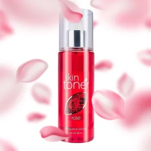Herbal Rose Skin Toner| for Youthful Skin, Tightens Pores, Healthy Glow | 100% Natural | for Normal to Dry Skin | Paraben and Alcohol Free | 200ML
