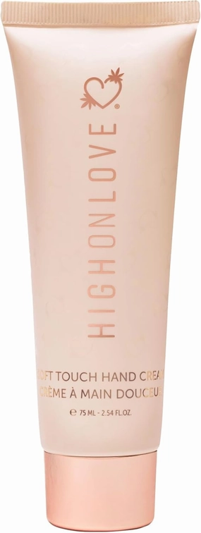HIGHONLOVE Soft Touch Hand Cream, Hand Moisturizer For Dry Skin Made with Deeply Nourishing Almond, Argan, Macadamia Nut & Hemp Seed Oil - Cruelty-Free (2.54 fl oz)