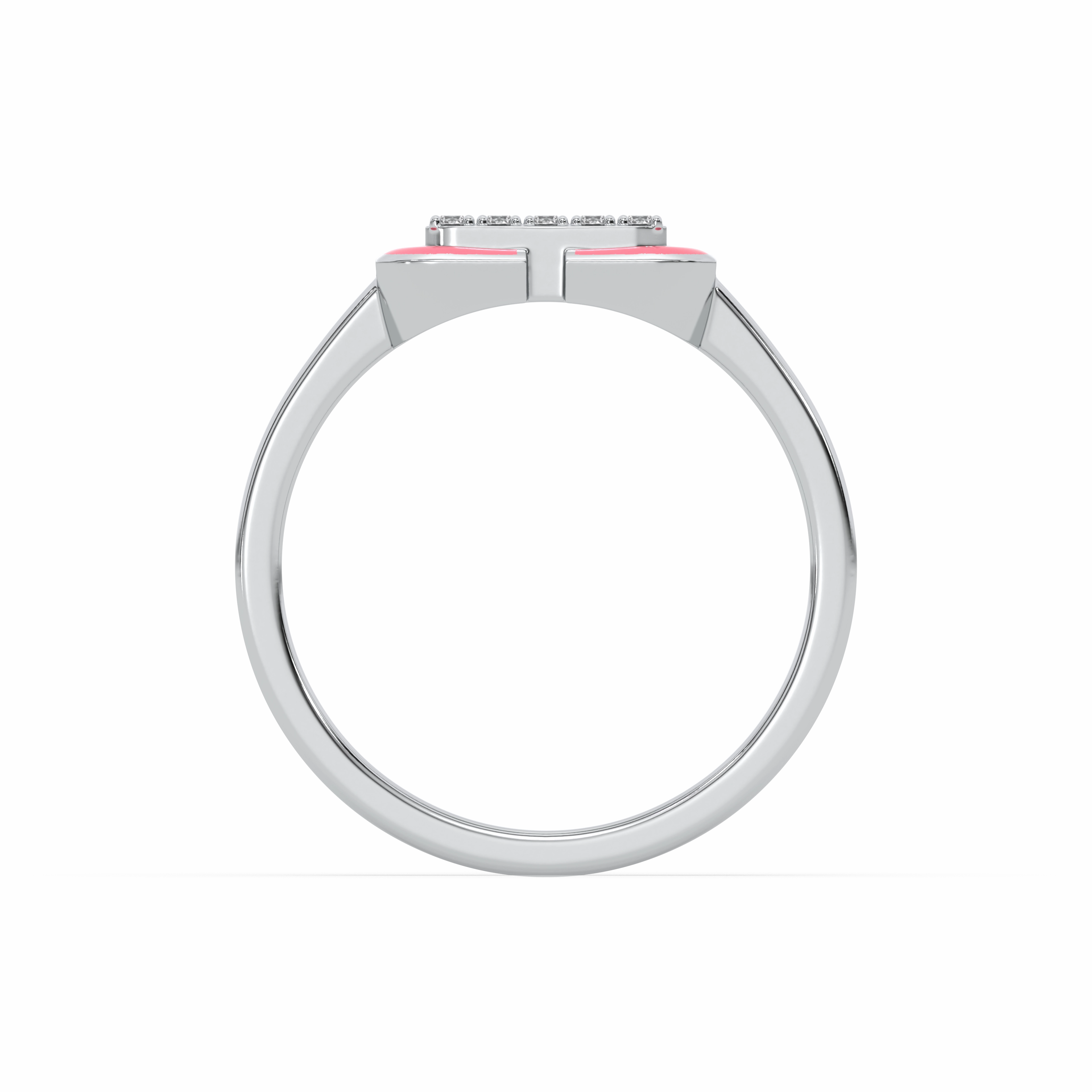 Hot Blush Pink - Lab Diamond Fashion Ring