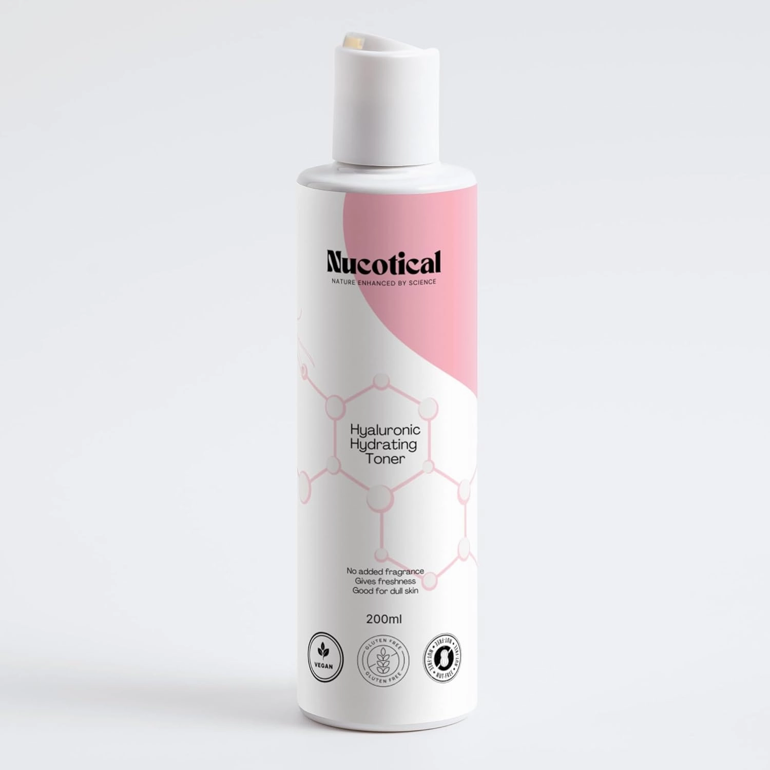 Hydrating Toner for Face with Hyaluronic Acid and Rose Water for All Skin Types – Water Full Hyaluronic- Alcohol Free, Fragrance Free, Vegan, Cruelty Free Toner Hydrating – 200 ML