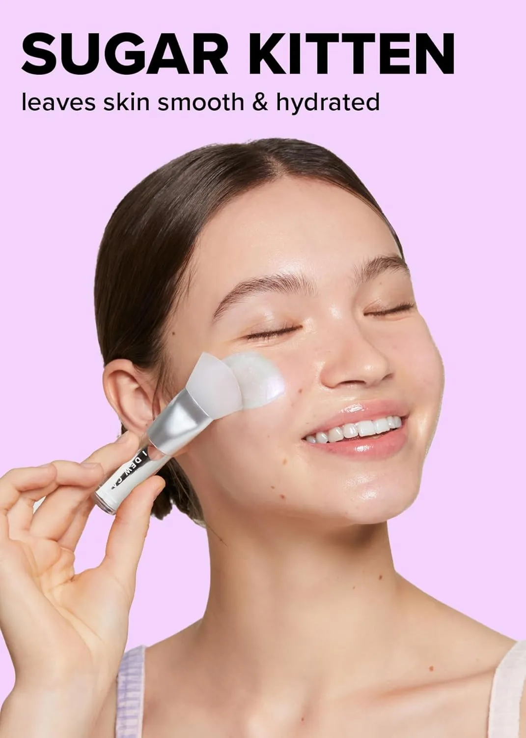 I DEW CARE Peel-off Mask - Sugar Kitten | Hydrating Face Mask For Dry Skin with Hyaluronic Acid, 2.70 Fl Oz