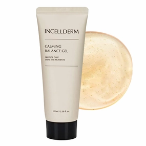 INCELLDERM Riman Calming Balance Gel 50ml | Lightweight Hydrating Face Moisturizer for Sensitive Skin | Fast-Absorbing, Non-Greasy, and Soothing for Daily Skincare