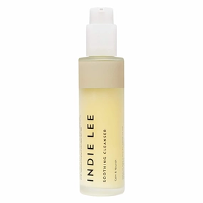 Indie Lee Soothing Facial Cleanser - Moisturizing Face Wash   Makeup Remover for Sensitive Skin - Plump, Hydrate   Calm Redness with Rose Damascena   Chamomile Oil for Skin (125ml)