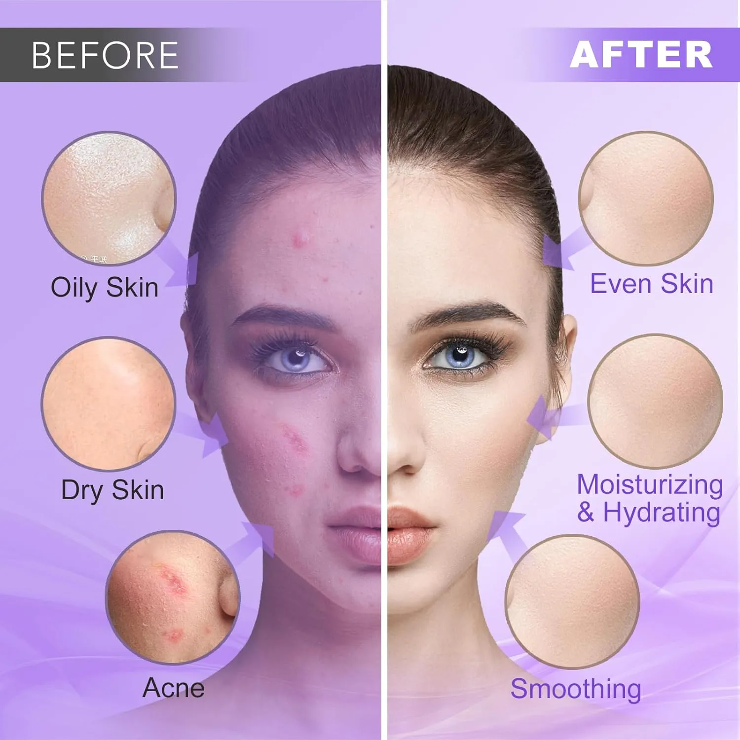 Jelly Mask for Facials Professional, Hydrating & Moisturizing Peel-Off Natural Gel Face Mask SkinCare, Professional Spa Use Jelly Face Masks, Deep Hydration & Glow 23 Fl Oz (Lavender)