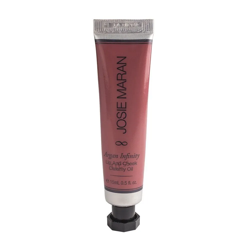 Josie Maran Argan Infinity Lip and Cheek Creamy Oil (Full (.5oz/15ml), Forever Rose)