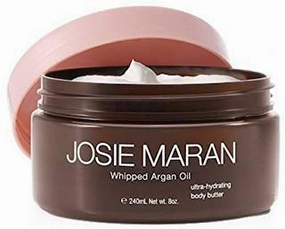 Josie Maran Whipped Argan Oil Ultra-Hydrating Body Butter (8 fl oz./240 ml, Vanilla Peach)