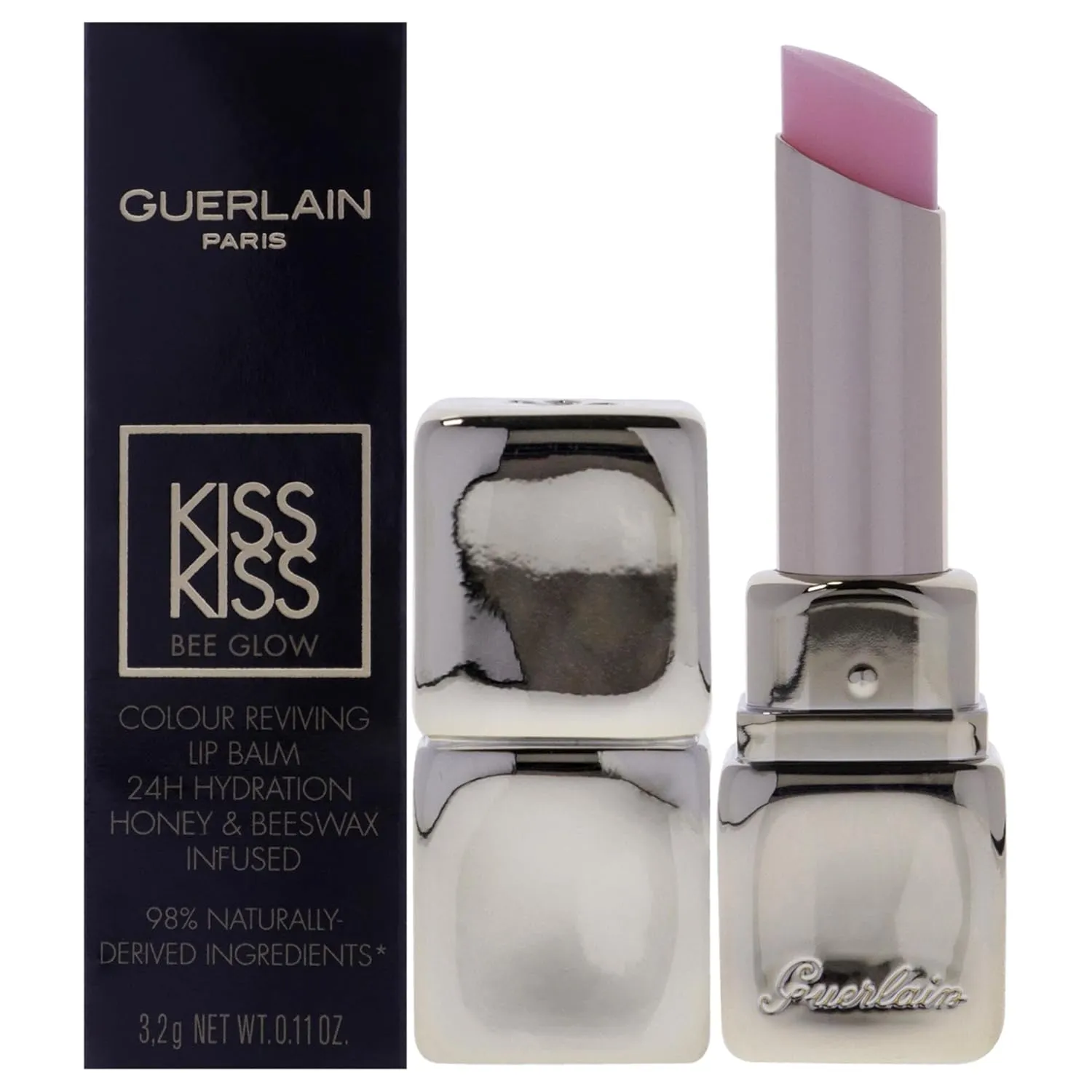 Kiss Kiss Bee Glow Lip Blam - 258 Rose Glow by Guerlain for Women - 0.11 oz Lip Balm