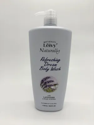 Lavender Moisturizing Body Wash Scented, Gentle & Hydrating Shower Gel for Sensitive Skin, Creamy Gel Formula, Vitamin E   Pearl Powder Infused, 38.8 Fl oz Bottle