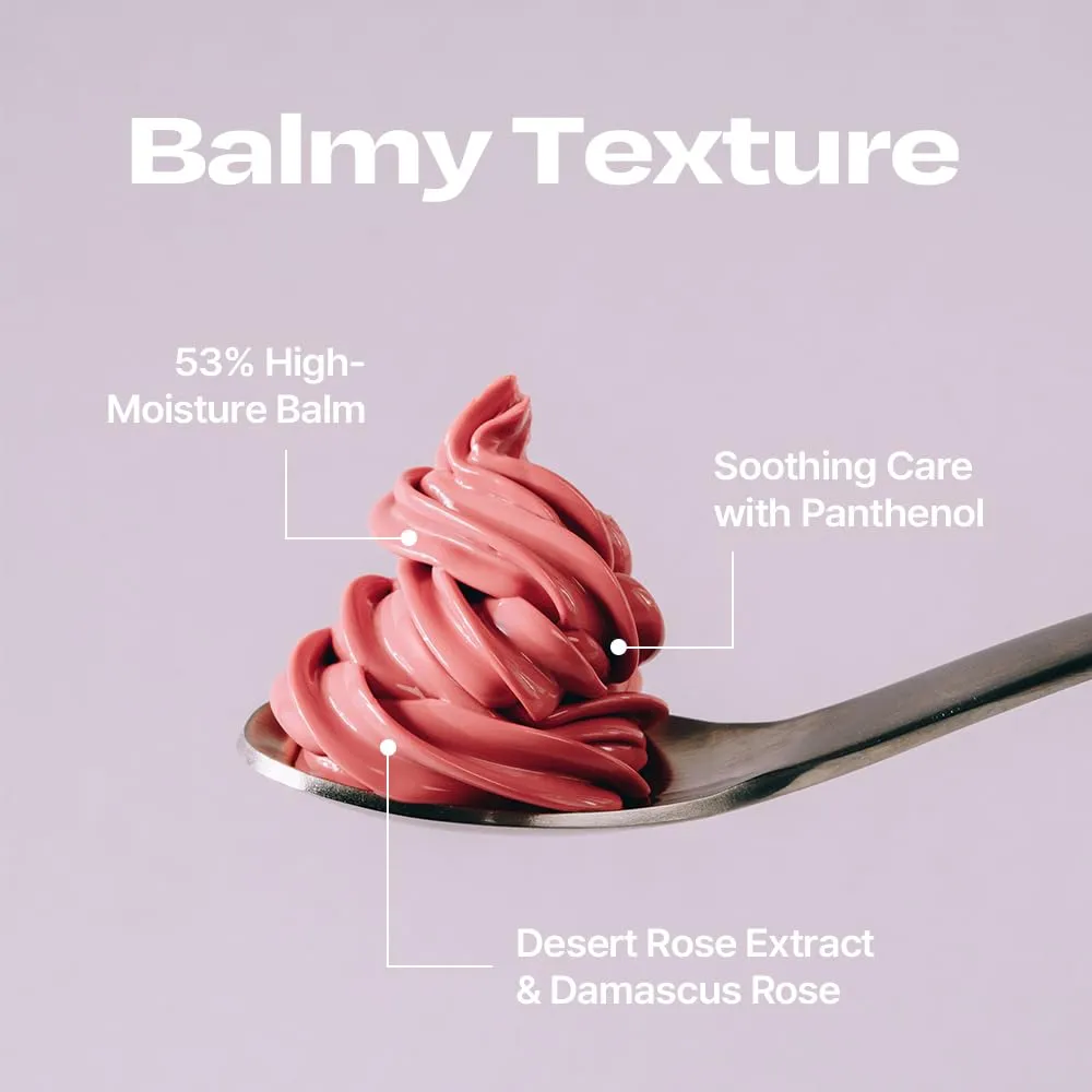 Lip Potion Balmy Rose | Creamy, Hydrating, Rosy Lip Tint with a Subtle Glow | 0.3 Oz (No.2 Blush Pink)