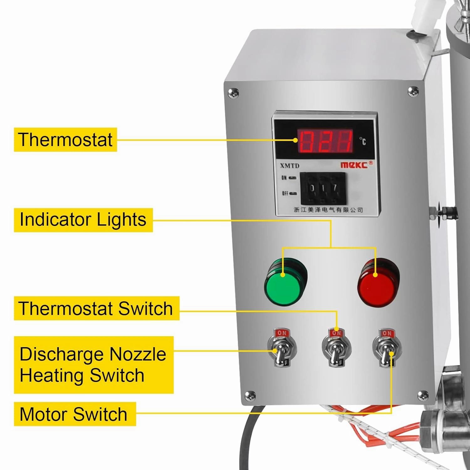 Lipstick-filling Machine, 15L/30L Liquid Paste Filling Heating Mixing Machine with Stirrer and Support Pillars, Bottle Filler Machine Cream Filling Machine (Silver, 30L)