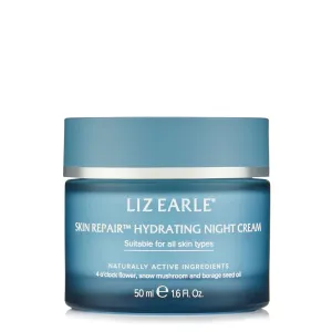 Liz Earle Skin Repair Hydrating Night Cream - Deeply Replenishing Face Moisturizer to Help Reduce Signs of Fatigue and Boost Hydration - Enriched with Plant-Based Hyaluronic Acid & Niacinamide (50 ml)