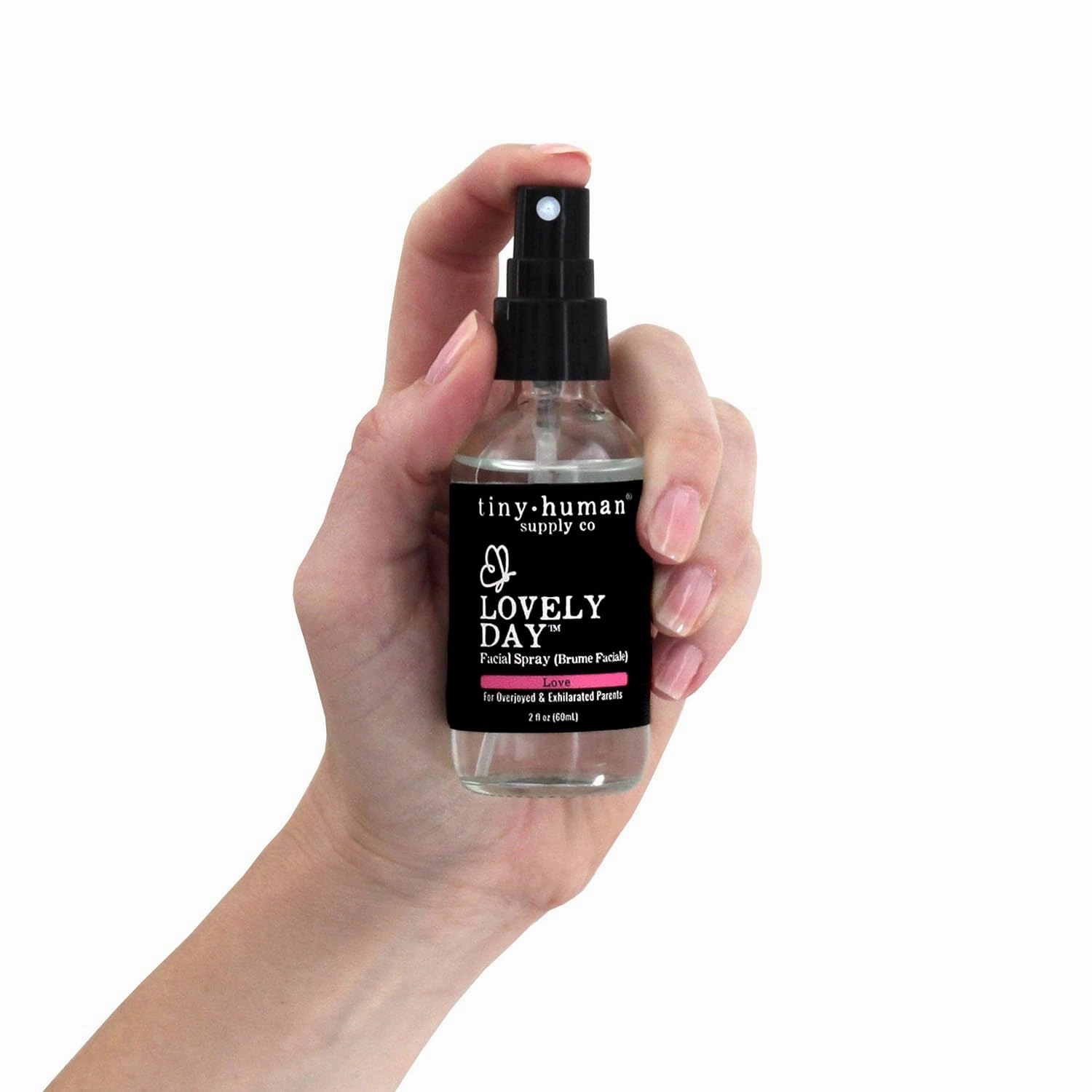 Lovely Day Facial Spray (Love) Refreshing Rose Water Spray for Overwhelmed & Exhausted Parents