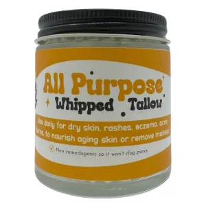 Magic Moo All Purpose Whipped Tallow Skincare for acne, eczema, dry skin, moisturizer & hydration (4oz)
