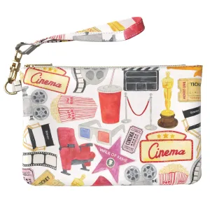 Makeup Bag 9.5 x 6 inch 3d Portable Organizer Design Storage Nice Print PU Leather Toiletry Zipper Travel Case Cinema Strap Accessories Cute Cosmetic Movie Purse Pouch Oscar Funny Walk of Fame