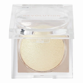 Makeup Revolution Beam Bright Silk Touch Highlighter, 2.45g, Golden Gal