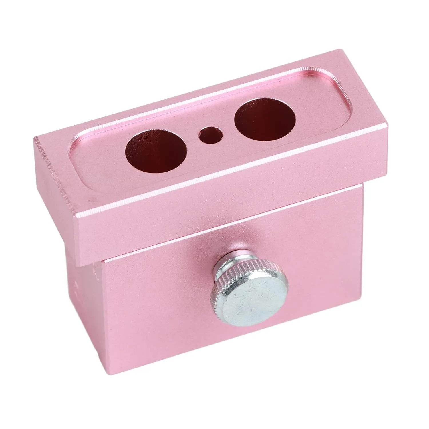 MAVIS LAVEN 12.1 DIY Lip Balm Maker Tool Aluminum Alloy Rose Gold Lipstick for Beauty Home Use(2 Holes)
