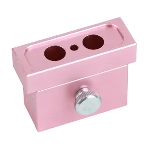 MAVIS LAVEN 12.1 DIY Lip Balm Maker Tool Aluminum Alloy Rose Gold Lipstick for Beauty Home Use(2 Holes)
