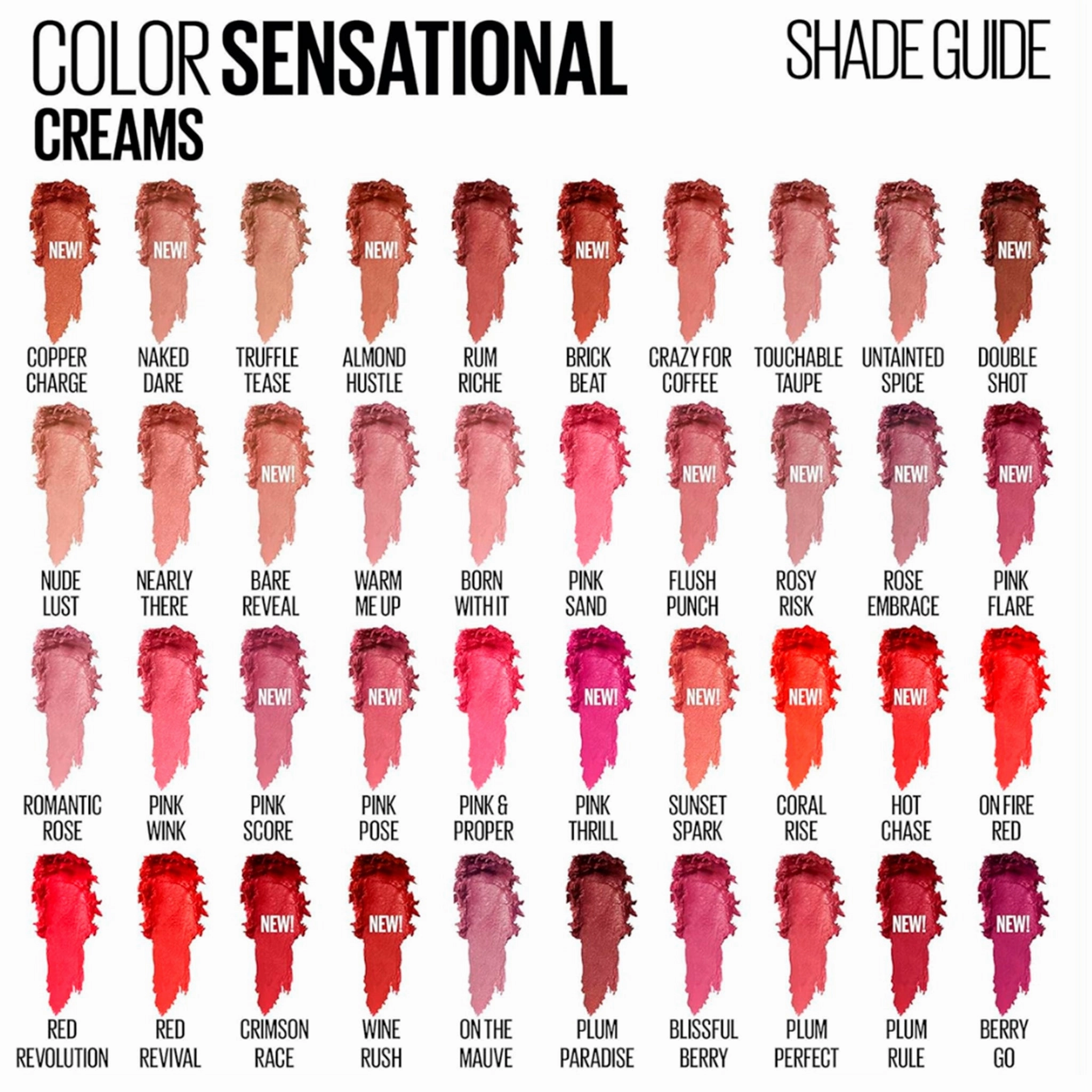 Maybelline Color Sensational Lipstick Assorted - Wholesale Pack 14 Units (MCS5-1)