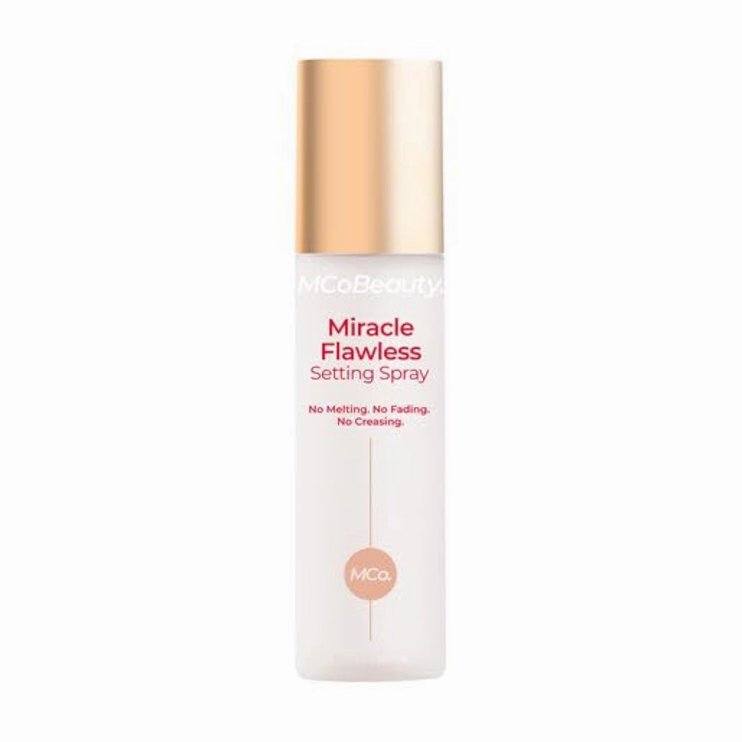 MCoBeauty Miracle Flawless Duo, Pressed Powder in Warm Medium and Setting Spray, Long-Lasting Finish, Vegan, Cruelty Free Cosmetics, Pack of 2
