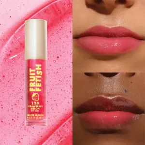 Milani Fruit Fetish Lip Oil Bundle with Vitamin E for Instant Hydration, Fruit Extract Infused Lip Treatment and Moisturizing Lip Gloss - Raspberry Peach   Strawberry Melon, 2pk