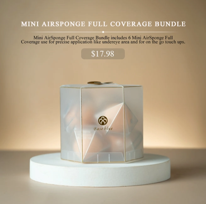 Mini Makeup Sponge AirSponge Full Coverage Bundle