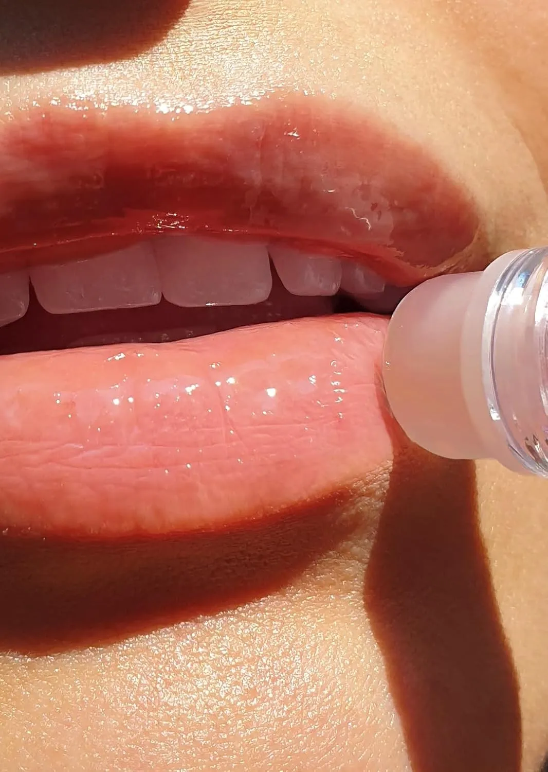 MODE Lip Glaze Flavored Lip Gloss FIZZY COLA POP Delicious Yummy Flavor, Roll On Sweet Wet Nourishing Shine, Hydrating Natural Skincare Fruit Oils, Made in NY USA