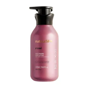 Nativa SPA Rosé Body Lotion by O Boticario, Fragranced Skin Moisturizer with Purified Quinoa Extract, 13.5 Ounce