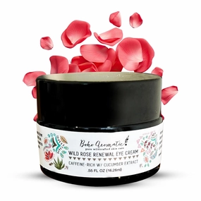 Natural Caffeine Eye Cream for Puffiness and Dark Circles – Hydrating Eye Cream with Hyaluronic Acid – Anti-Aging Under Eye Treatment for Bags, Fine Lines & Wrinkles