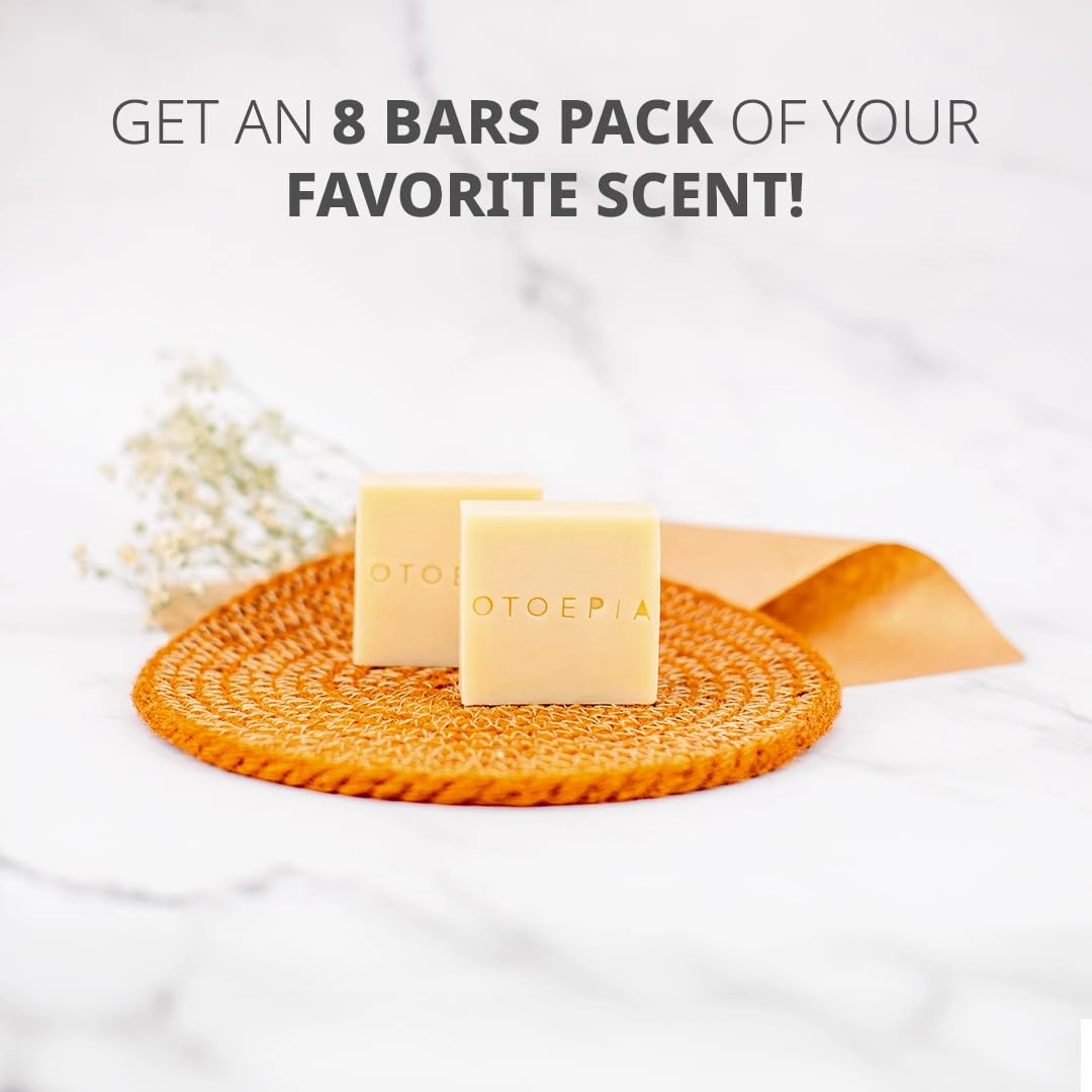 Natural Olive Oil Soap Bars - Orange Blossom Scent Pack of 8 Bars - Moisturizing, Gentle Cleansing - Variety Pack of 8 Scents Available