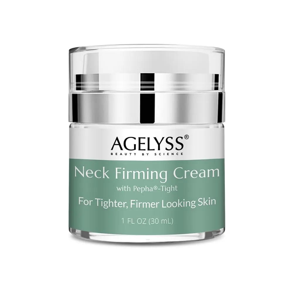 Neck Firming Cream - With Pepha-Tight and Gatuline Expression - Paraben-Free, Cruelty-Free, Vegan - 1 FL OZ
