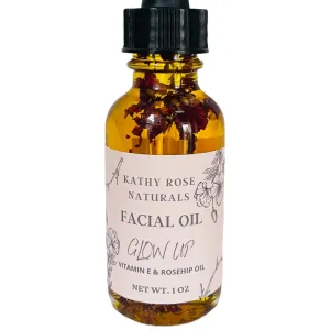 Night Oil for Face - Daily Hydration Overnight Face Oil for Women and Men – Night Serum with Rose Hip Oil, Argan Oil, Vitamin E, Organic Roses – Serum All-Natural for Glowing and Even Skin – 1oz
