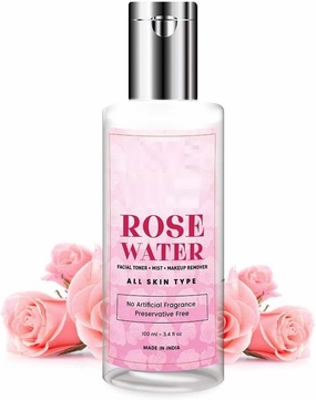 NK R.o.s.e Water Rose W.a.t.e.r Spray for Face | Face Toner, Skin Toner & M.a.k.e.u.p Remover | All Skin Types | No A.r.t.i.f.i.c.i.a.l Fragrance & Alcohol-Free | Rose Water for Women & Men