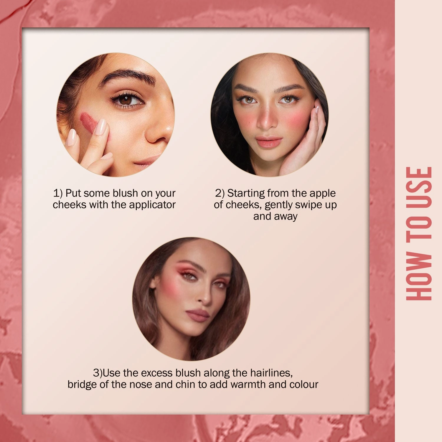 NY Bae Creme Blush - Chirpy Peach 04 (10 g) | Rich Colour | Lightweight | Super Blendable | Multipurpose | Travel Friendly | Vegan
