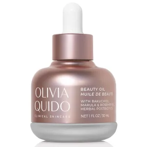 OLIVIA QUIDO Clinical Skin Care Beauty Oil | Formulated with Bakuchiol, Marula & Rose Hip Oil | Skin Brightening, Repairing, and Anti-Aging Serum | Nourishing and Hydrating Helps Prevent Acne