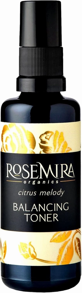 Organic Citrus Facial Toner Spray - for Aging and Sensitive Skin - Alcohol Free - 1 Month Supply - 1.7 OZ Made in USA