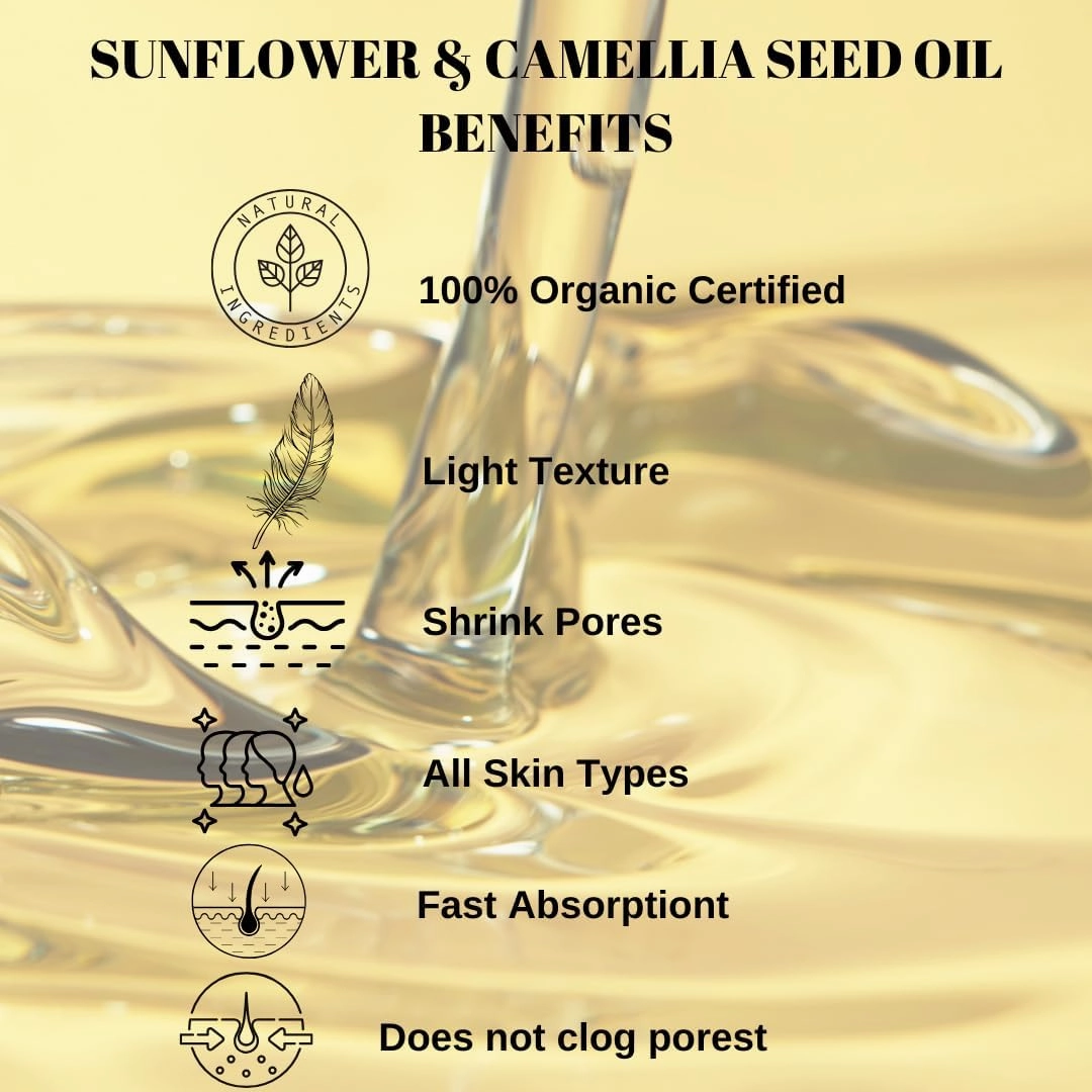 Organic Moisturizing Body Oil After Shower – Nourish Your Skin, Elevate Your Senses - After Shower Body Oil for Women (2 Fluid Ounces, Rose & Sandalwood Scent)