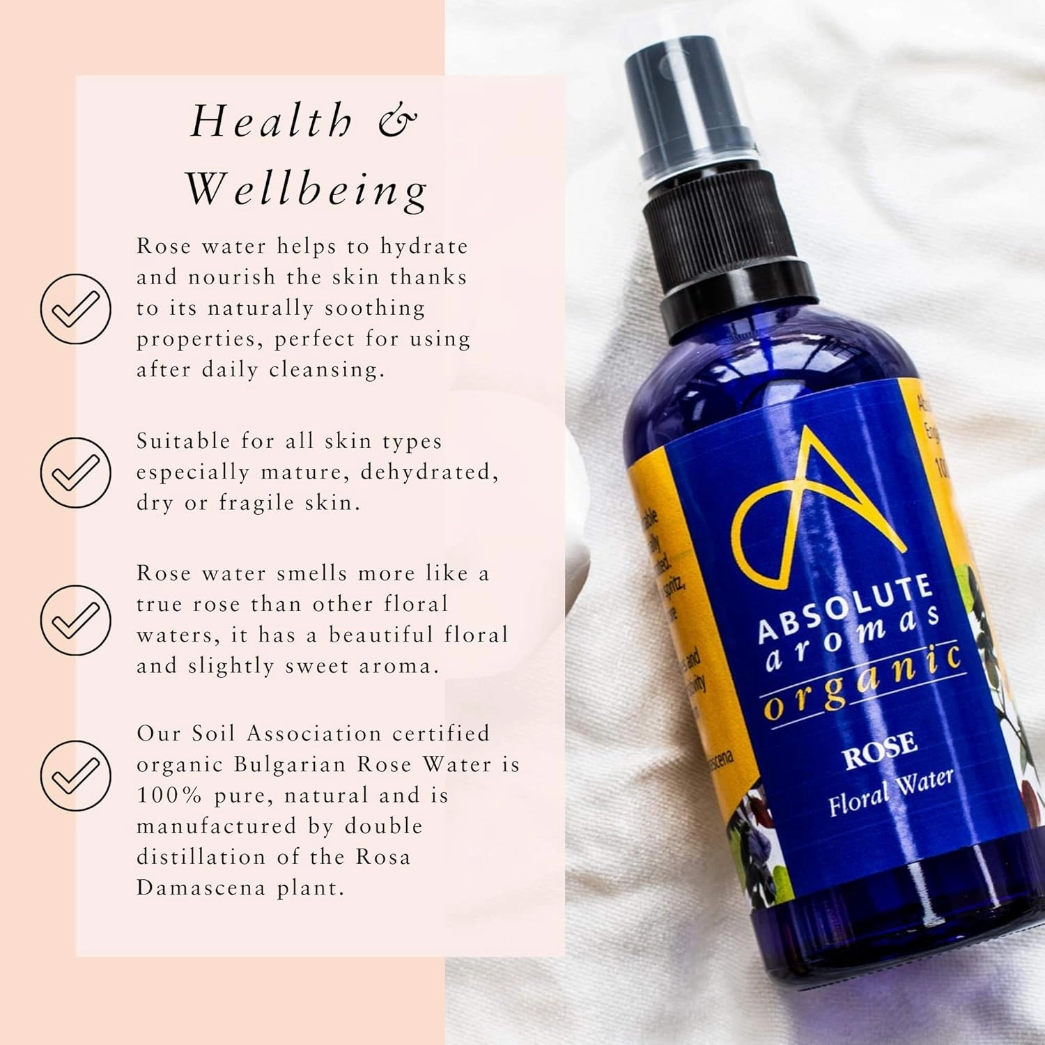 Organic Rose Floral Water | 100ml