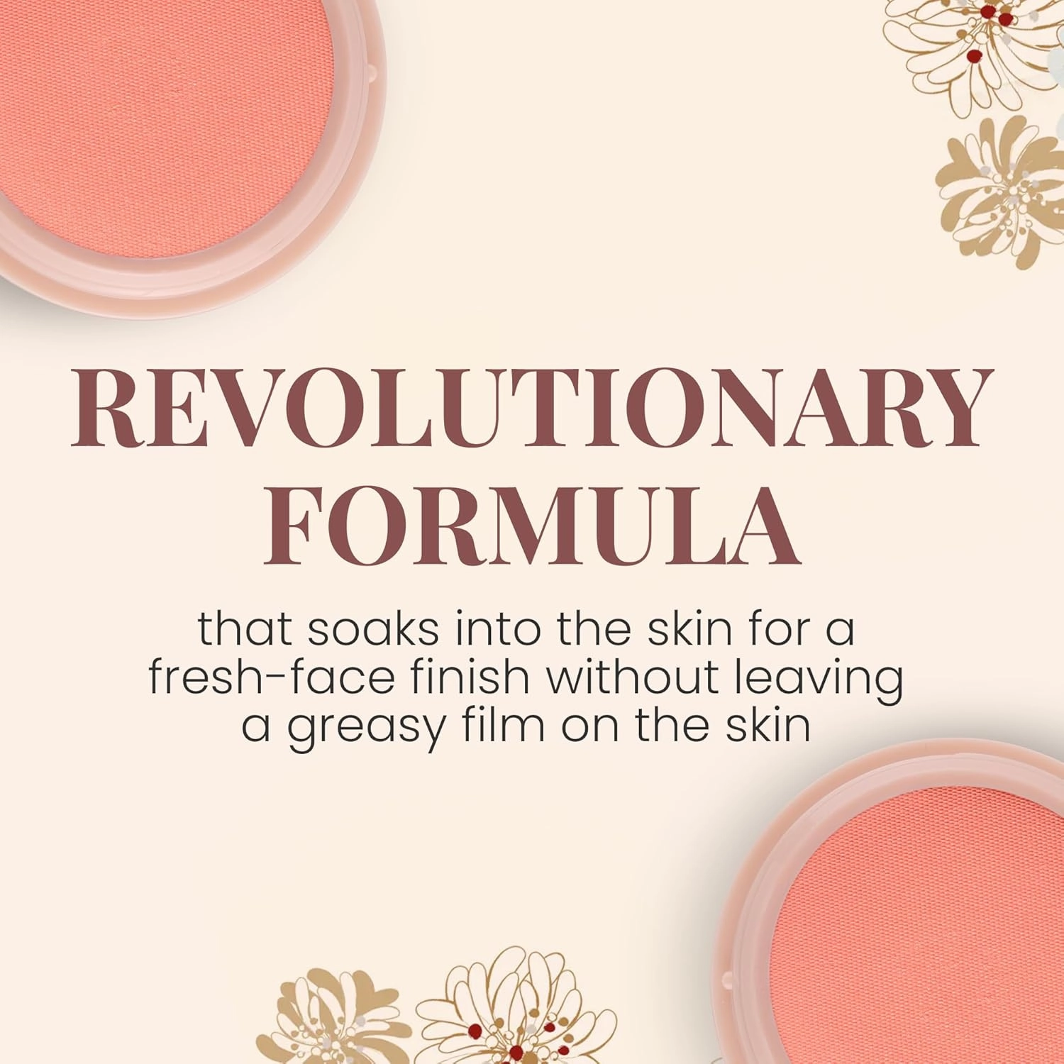 Paul & Joe Gel Blush, Bright and Buildable Blush Makeup, Water-Based Gel Makeup Blush with Hydrating Oils for Dewy, Radiant Finish, Subtle Coral Cheek Tint, 03 Poached Peach, 0.71 oz
