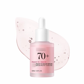 Peach 70% Niacinamide Serum 30ml / brightening hydrating face serum hyperpigmentation treatment reducing melanine daily clean beauty (1.01 fl. oz.)